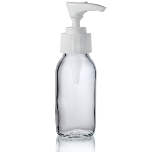 60ml Sirop Bottle with Standard Lotion Pump