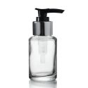 30ml Atlas Bottle with Black and Silver Lotion Pump