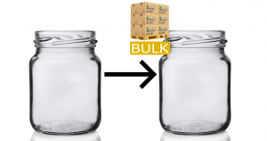 budget packaging bulk glass jars
