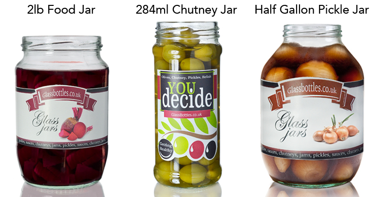 glass pickle jars