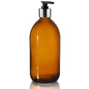 500ml Amber Sirop Bottle with lotion