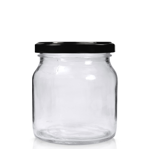 Glass jars deals with metal lids