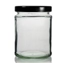 500ml Clear Glass Food Jar & 82mm Twist Off Lid