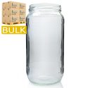 1062ml (1 Litre) Clear Glass Food Jar (Bulk)