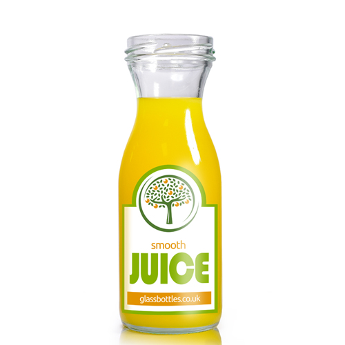 1000ml Clear Glass Juice Bottle & 53mm Twist Off Cap