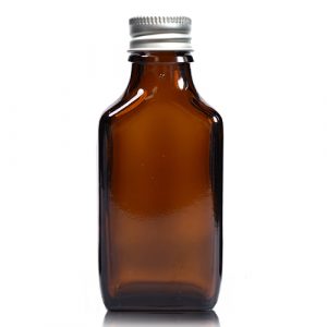 30ml Amber rectangular bottle with AC