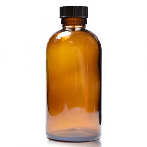 200ml Amber glass Boston Bottle w ureaGB