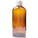 250ml Amber glass Boston Bottle w crc