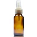 50ml Amber glass Boston Bottle w nat spray