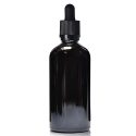 100ml Black dropper bottle w crc ideon