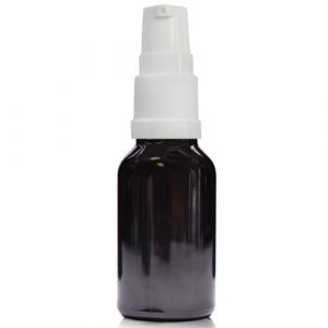 15ml Black Glass Lotion Bottle