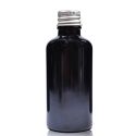 30ml Black Glass Dropper Bottle With Metal Cap