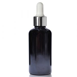 30ml Black Glass Dropper Bottle