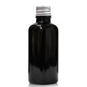 50ml Black Dropper Bottle & Aluminium Cap