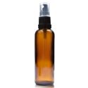 50ml tall amber dropper bottle w B SPRAY