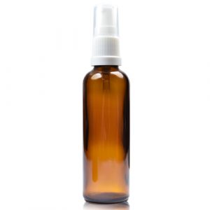 50ml tall amber dropper bottle w w lotion