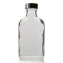 100ml Glass Spirit Flask Bottle