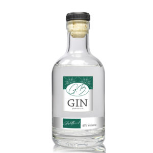 200ml Clear Glass Julius Bottle w label GB