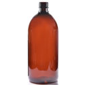 1 Litre Amber PET Sirop Bottle