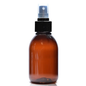 100ml Amber PET Sirop Bottle With Spray