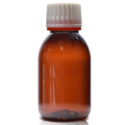 100ml Amber Sirop Bottle With Tamper Evident Cap