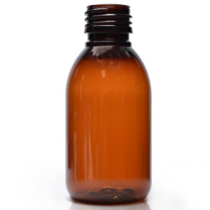 125ml Amber PET Sirop Bottle