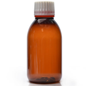 125ml Amber Bottle With Tamper Evident Cap