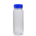 150ml slim juice bottle with blue cap