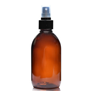 250ml Amber PET Sirop Bottle With Spray