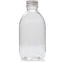 250ml Clear PET Sirop Bottle With Aluminium Cap