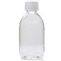 250ml Clear PET Sirop Bottle With Child Resistant Cap