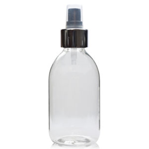250ml Clear PET Sirop Bottle With Premium Spray