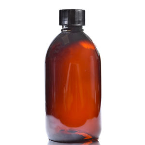 300ml Amber PET Sirop Bottle With Screw Cap