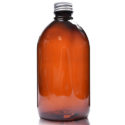 500ml Amber PET Bottle With Aluminium Cap