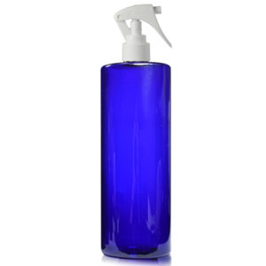 500ml Blue bottle with white trigger spray