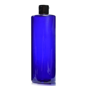 500ml Blue plastic bottle with black flip