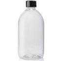 500ml Clear PET Sirop Bottle With Screw Cap