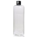 500ml Tubular bottle w black flip