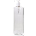 500ml Tubular bottle with white pump