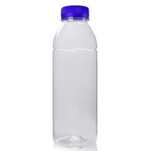 500ml plastic juice bottle w BLU C