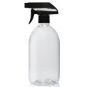 500ml rPET Clear Sirop bottle w NT