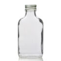 100ml Glass Spirit Flask Bottle With Aluminium Cap