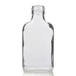 100ml Glass Spirit Flask Bottle