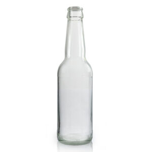 330ml Clear Glass Beer Bottle