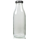 500ml Clear Glass Juice Bottle With Twist Off Cap